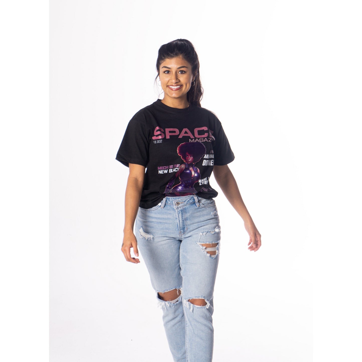 SPACE MAGAZINE: "Mech is the New Black" Oversized T-Shirt